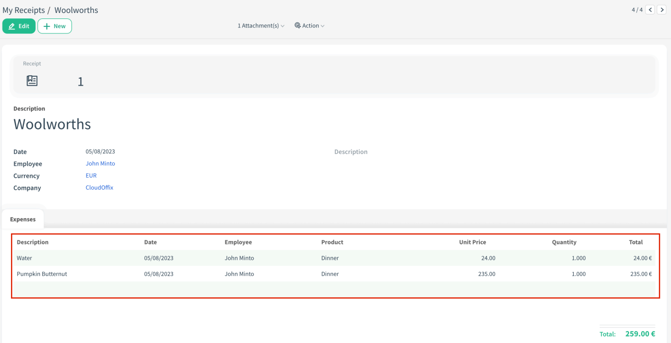 CloudOffix - My Receipts