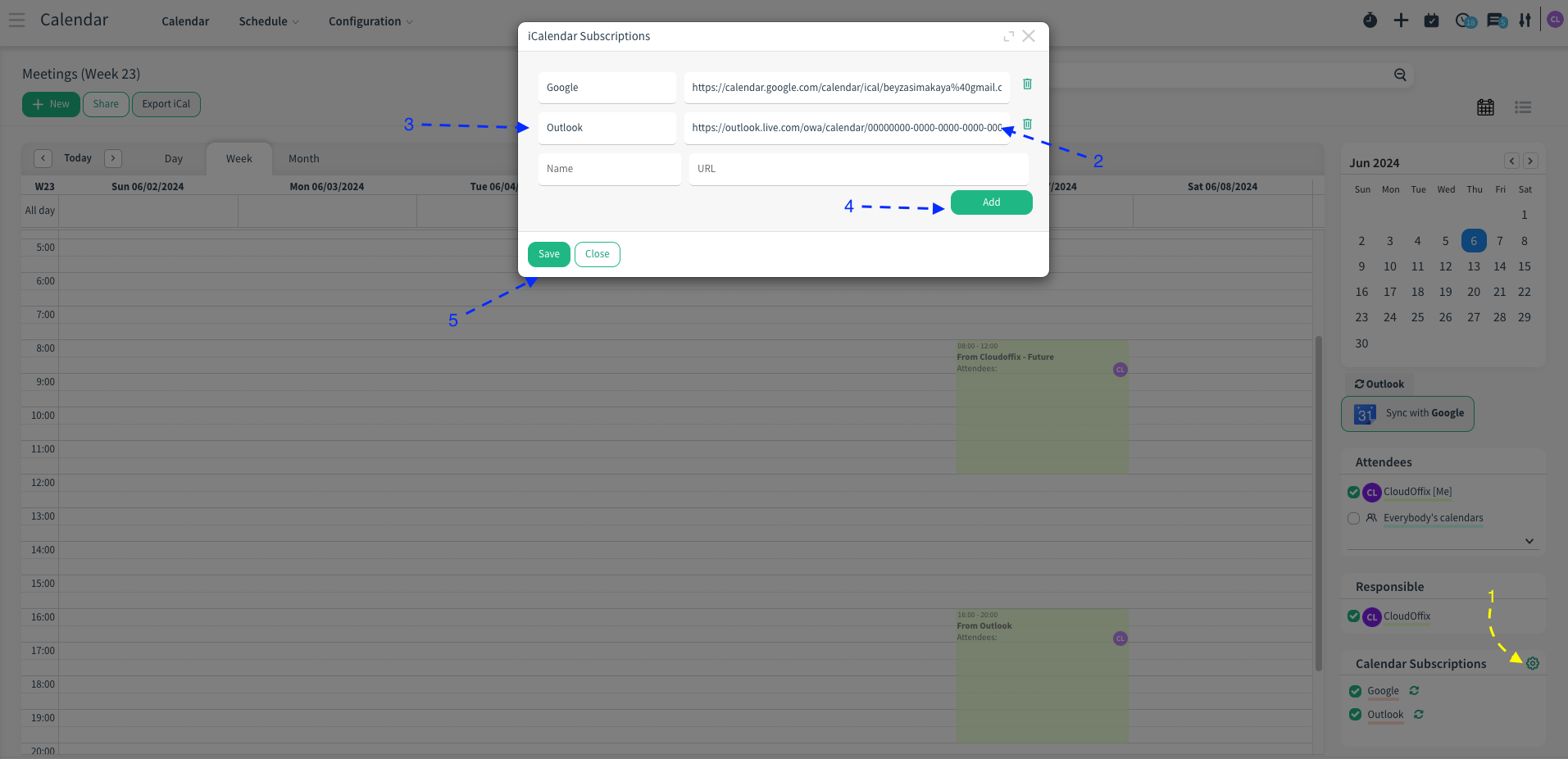 CloudOffix - iCalendar Support