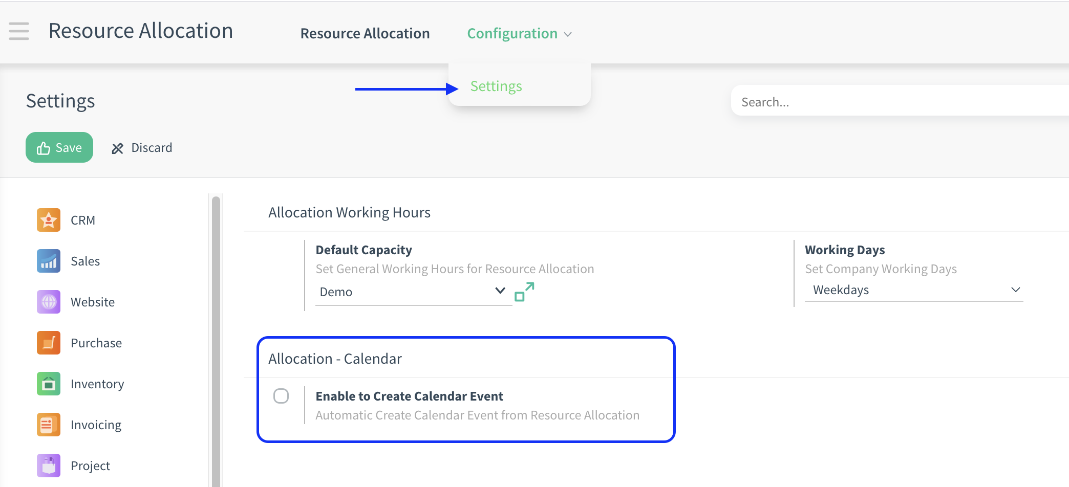 CloudOffix - Calendar Creation from Resource Allocation