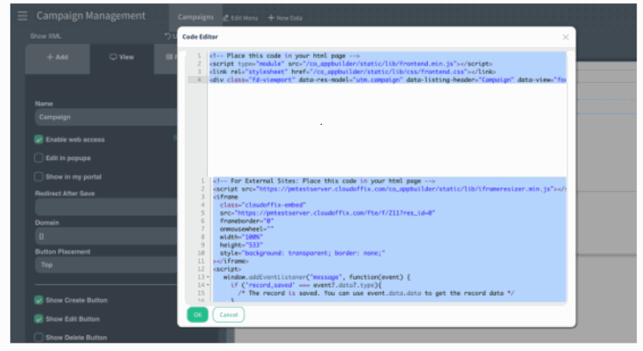 Text and image block